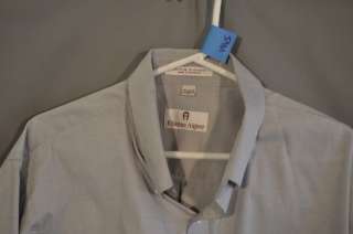 XL Etienne Aigner Button Front Long Sleeve Shirt  