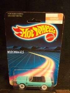 hot wheels 1987 65 MUSTANG CONVERTIBLE HK BLK TAMPO WW  