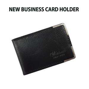 New Business Credit Card Hold Case Wallet / Leather Black  