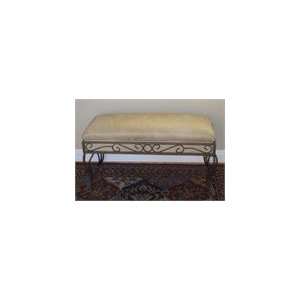 4D Concepts Bed Bench with Storage Gold / Tan Upholstery   553880