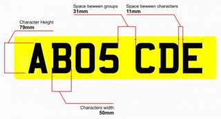 GB EURO Number Plates to MOT Standards   100% Legal  