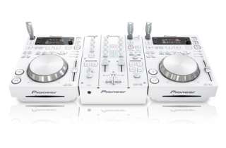 Consolle DJ Pioneer CDJ 350 W + DJM 350 W + Flightcase Bianco   DJ 