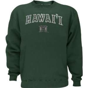  Hawaii Warriors Automatic Fleece Crewneck Sweatshirt 