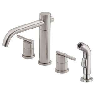  Danze D414458SS Parma Two Handle Kitchen Faucet with 