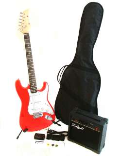 Brand New Electric Guitar, Amplifier, Tuner, Stand, Case and extras 