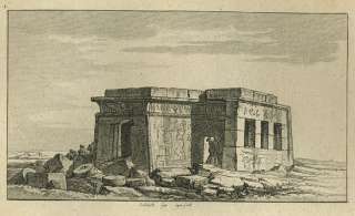   EGYPTE Vivant Denon Chnubis Ombos Nubt Temple Gravure