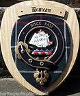 Scottish Gifts Duncan Family Clan Crest Wall Plaque