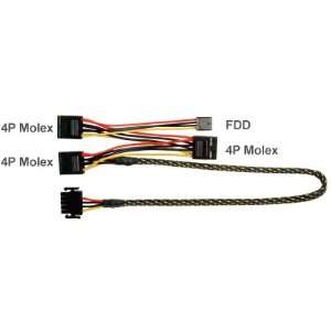  ENERMAX Power Supply Molex + FDD Modular Cable