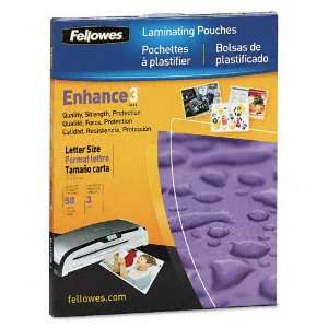  Fellowes  Laminating Pouches, 3mm, 11 1/2 x 9, 50/pack 