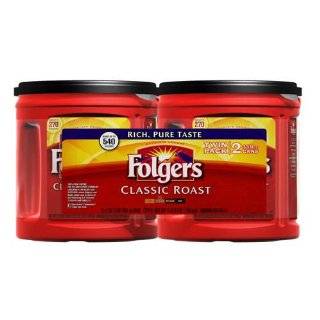 Folgers Classic Roast Ground Coffee   48 oz.   CASE PACK OF 4:  
