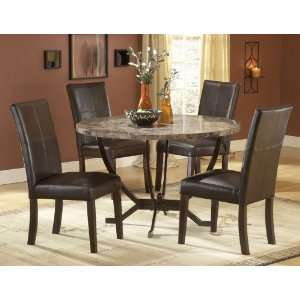  Monaco Round Dining Table   Hillsdale 4142DTB Furniture & Decor
