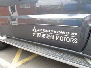 Mitsubishi 4x4 decal sticker door graphic x2  