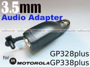 5mm audio adapter for Motorola GP328 Plus GP338 Plus  