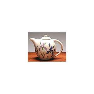 Iris Ceramic Teapot 32 Oz. Made in the USA by Emerson 