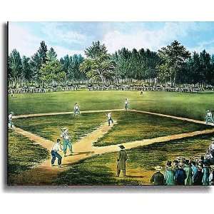 Currier_and_Ives National Game of Baseball 