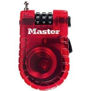 Master Lock 4605D 3 Foot Retractable Cable Lock (colors may vary) NEW 