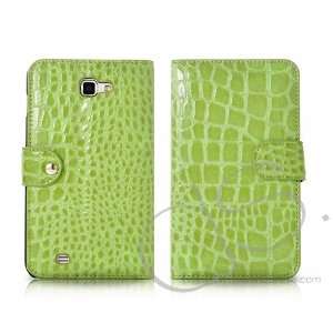  Krokodil Series Samsung Galaxy Note Leather Flip Case 