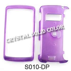com LG ENV 3 / ENV3 vx9200 Crystal Solid Dark Purple Hard Case/Cover 