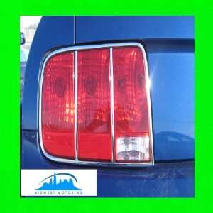  2005 2009 FORD MUSTANG CHROME TAILLIGHT TRIM MOLDINGS 6PC 