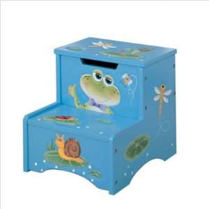  Teamson Step Stool W/Storage Hand Painted: Home & Kitchen