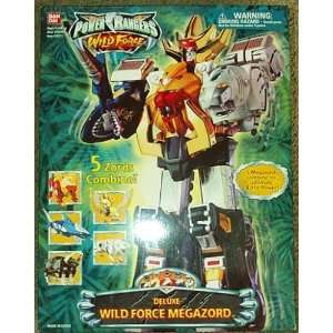 Deluxe Wild Force Megazord Power Rangers Sabans  Toys & Games 
