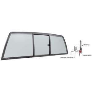 CRL Tri Vent Three Panel Perfect Fit Truck Slider with Solar Glass 