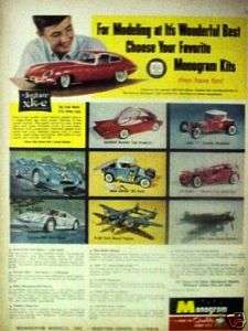 1964 Monogram Lil Coffin,Model Car Kit,Slot Racers Vintage Toy Print 