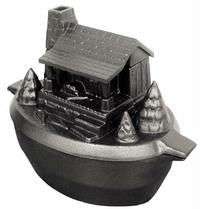 Cast Iron Fireplace Log Cabin Shack Steamer 2Qt Kettle Pot 31565 