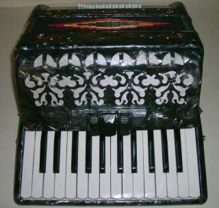 Rossetti Piano Accordion 48 Bass 26 Key 3 Switch, GRAY  