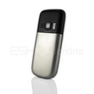 New Silver Full Housing Cover+ Keypad for Nokia 6303C  