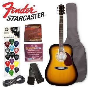  Starcaster by FENDER Acoustic Electric Guitar   2 Tone 