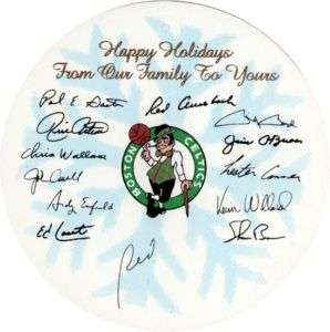 1990s Boston Celtics Team Issued Christmas Card NBA  