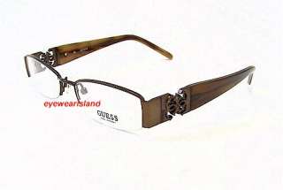 GUESS GU 1574 Eyeglasses GU1574 Brown BRN Optical Frame  
