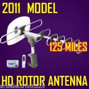 10 DIGITAL VHF UHF OUTDOOR HDTV HD ROTOR TV ANTENNA  