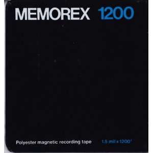  Memorex Reel to Reel Audio Tape, 7 Reel, 1/4 Width, 1200 