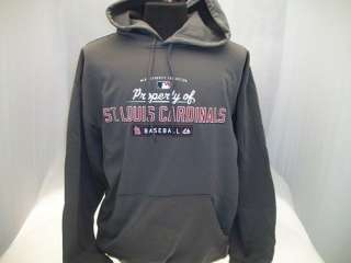 ST LOUIS CARDINALS MAJESTIC Authentic Collection Property Of HOODY 2XL 