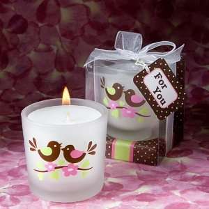  Enchanting love bird candle favors (Set of 6) Baby
