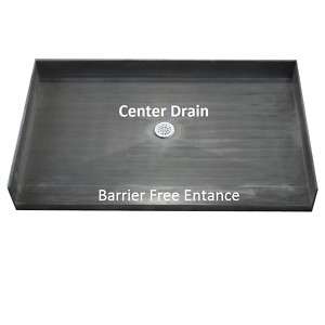 Tile Ready Shower Floor 30x48 Barrier Free Center Drain 813195010026 