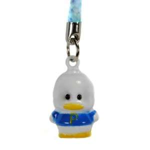 CUTE DUCK BELL CHARM Mobile Cell Phone Brass Strap NEW  