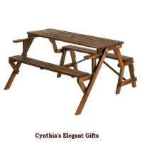   Convertible Patio, Home, Yard, Outdoor Furniture Garden Bench Chair