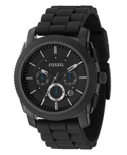 Fossil Watch, Mens Black Silicone Strap FS4487   For Him Fossil 