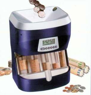 COIN SORTER DIGITAL Counter FREE WRAPPERS NEW 082382048610  