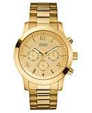  GUESS Watch Chronograph Goldtone Stainless Steel 