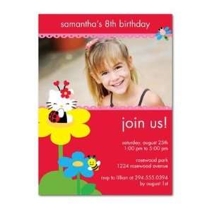  Birthday Party Invitations   Hello Kitty: Budding Laughter 