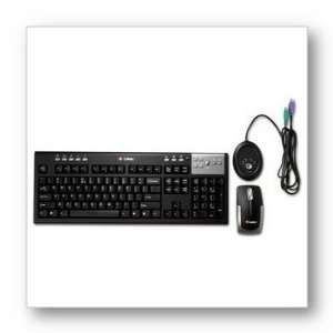   Desktop Multimedia Keyboard & Optical Mouse Kit (Black) Electronics