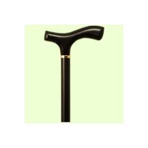  Wood Cane With Fritz Handle, Black Stain Health 