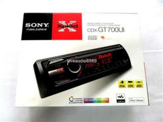 2011 Sony CDX GT700UI CD  AAC USB iPod Car Player  