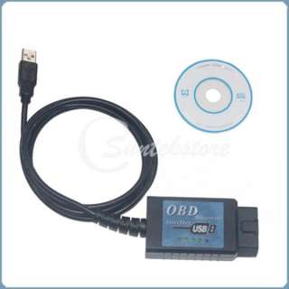 Car Scanner AUTO Scan Tool diagnostic code reader OBD2 OBDII USB 