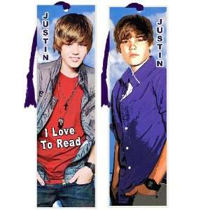  Justin Bieber Bookmark Set of 2
