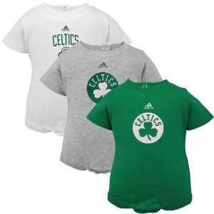 Boston Celtics Adidas Infant 3pk Creeper Set  Sports 